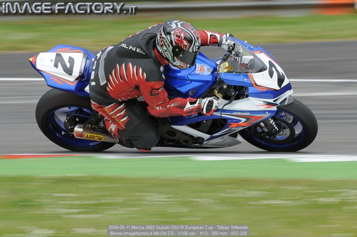 2008-05-11 Monza 3082 Suzuki GSX R European Cup - Tobias Tettweiler